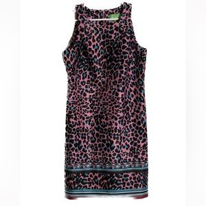 Pappagallo pink cheetah print dress size 6